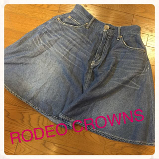 ロデオクラウンズ(RODEO CROWNS)のRODEO デニムスカート(ミニスカート)