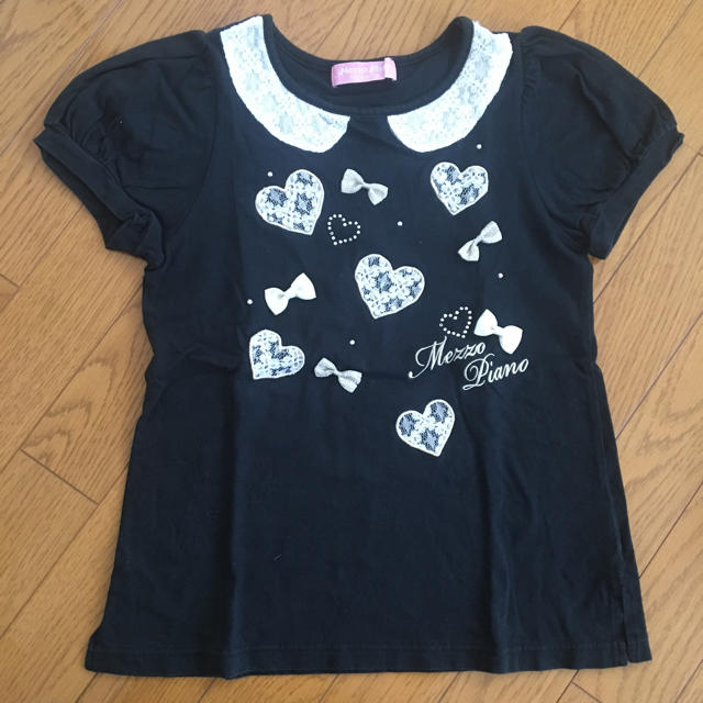 mezzo piano junior(メゾピアノジュニア)のmezzo piano Tシャツ キッズ/ベビー/マタニティのキッズ服女の子用(90cm~)(Tシャツ/カットソー)の商品写真