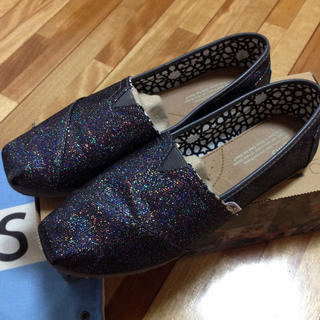 トムズ(TOMS)のdai.0414様専用TOMS黒シューズ(スリッポン/モカシン)