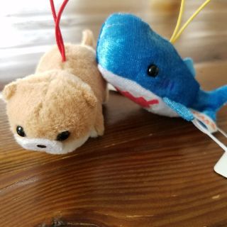 新品　ぷちまる　水族館　サメ&カワウソ　(ぬいぐるみ)