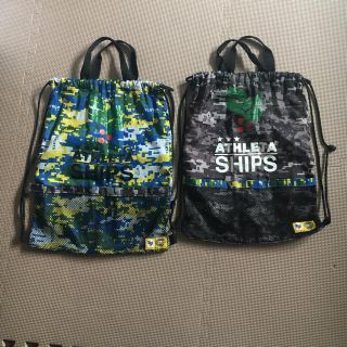 ATHLETA☆SHIPS☆キッズ☆ナップサック2枚セット