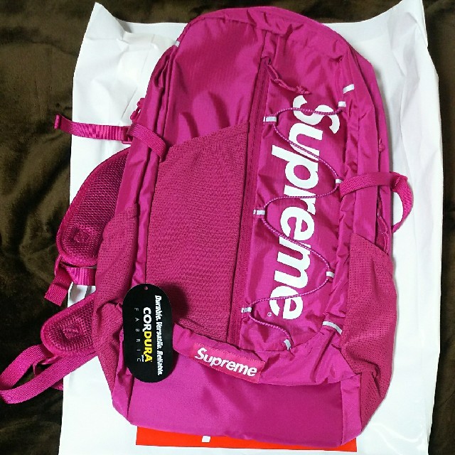 確実正規品！ supreme backpack magenta ピンク bagバッグパック/リュック