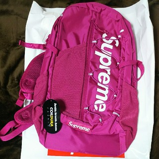 シュプリーム(Supreme)の確実正規品！ supreme backpack magenta ピンク bag(バッグパック/リュック)