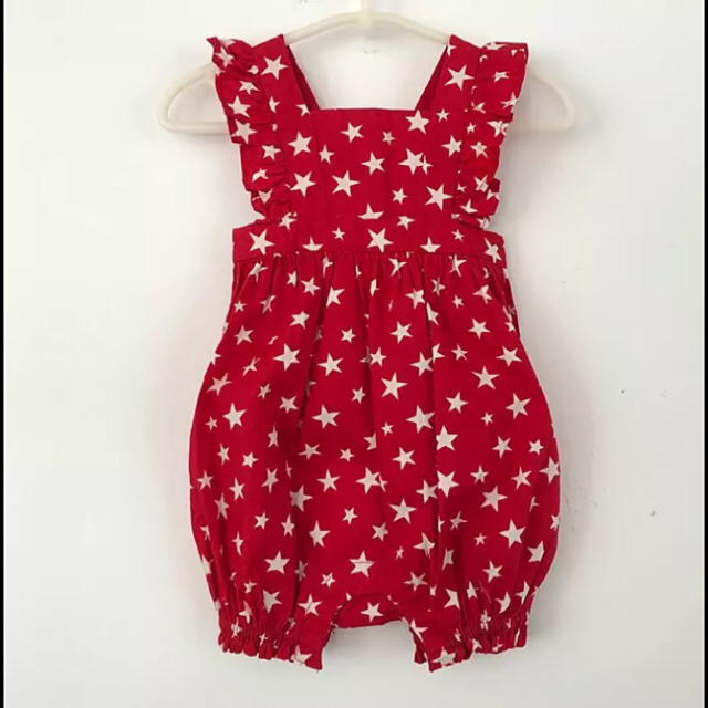 babyGAP(ベビーギャップ)の星柄ロンパース 星 キッズ/ベビー/マタニティのベビー服(~85cm)(ロンパース)の商品写真