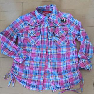 フィオルッチ(Fiorucci)の150センチ チェックシャツ(ブラウス)