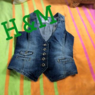 エイチアンドエム(H&M)のデニムベスト/H&M♡(ベスト/ジレ)