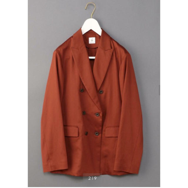 6 roku DOUBLE PEAKED LAPEL JACKET