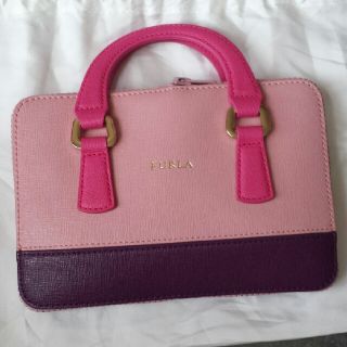 フルラ(Furla)のFURLA フルラ　皮革×ナイロン　パイパー型エコバッグ折り畳み　新品未使用(トートバッグ)