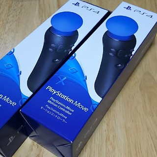 プレイステーションヴィーアール(PlayStation VR)のPSVR PSモーションコントローラー 最新ロット 中古美品 二つセット(家庭用ゲーム機本体)