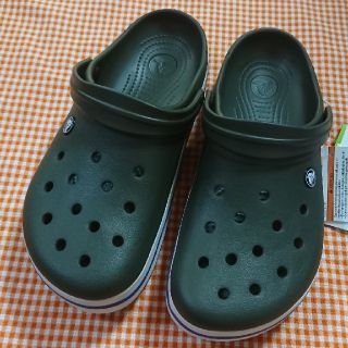 クロックス(crocs)のクロックス crocband ダークカモグリーン M7W9(サンダル)