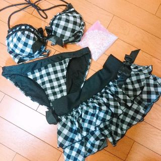 ダズリン(dazzlin)の新品❤️パッド付き ギンガムチェック ビキニ(水着)