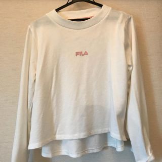 イーハイフンワールドギャラリー(E hyphen world gallery)のFILA イーハイフンワールドギャラリー 白(カットソー(長袖/七分))