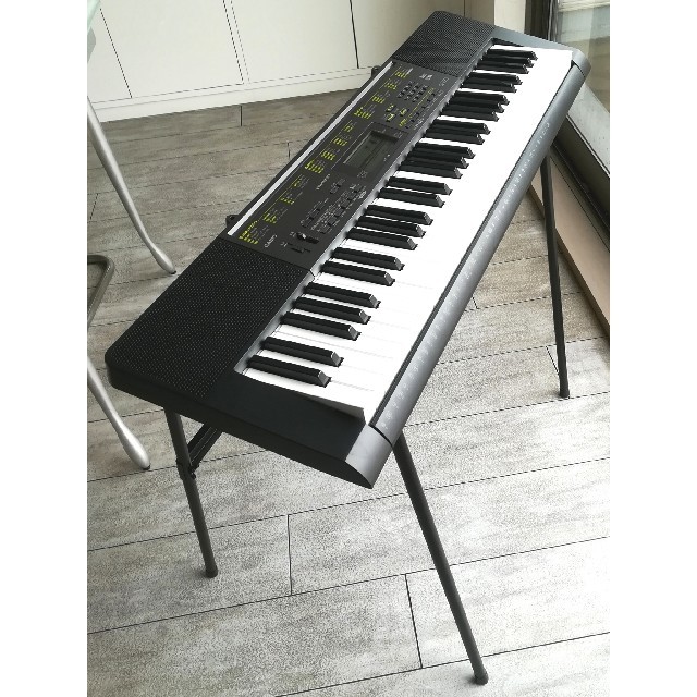 CASIO(カシオ)のcorocoroさん専用  カシオ電子キーボードスタンドセット 楽器の鍵盤楽器(キーボード/シンセサイザー)の商品写真