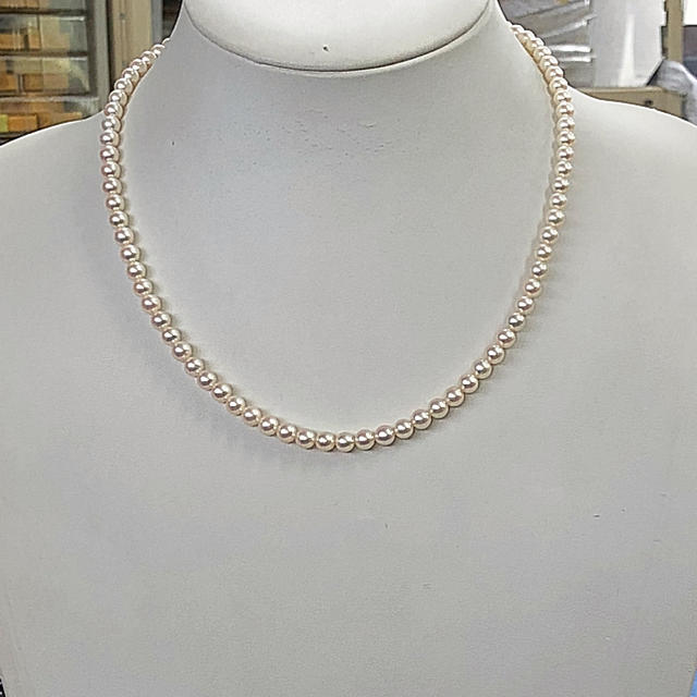 [本物・新品未使用]淡水パール 真珠 ネックレスの通販 by ごんふく工房｜ラクマ