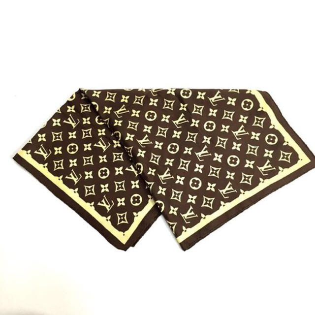 LOUIS VUITTON - ルイヴィトン スカーフ ハンカチ シルクの通販 by 未