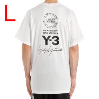 ワイスリー(Y-3)の【新品】Y-3 Tシャツ 18ss ホワイト Lサイズ(Tシャツ/カットソー(半袖/袖なし))