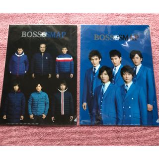 スマップ(SMAP)のSMAP BOSS クリアファイル ノベルティ(アイドルグッズ)