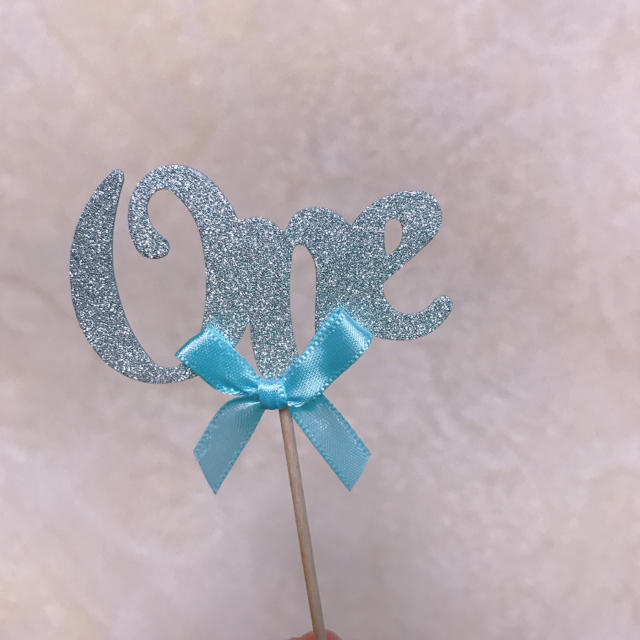 Disney(ディズニー)のone✩︎お誕生日ピック ハンドメイドのパーティー(ガーランド)の商品写真