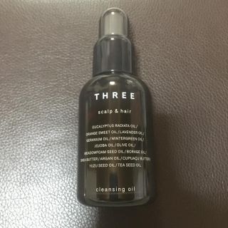 スリー(THREE)のTHREE スキャルプ＆ヘアクレンジングオイル 60ml(ヘアケア)