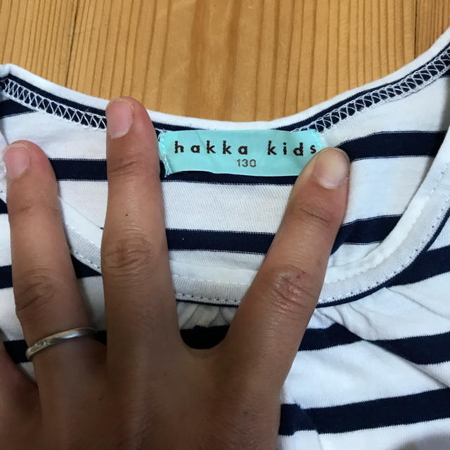 hakka kids(ハッカキッズ)のハッカキッズ ワンピ  130 キッズ/ベビー/マタニティのキッズ服女の子用(90cm~)(ワンピース)の商品写真