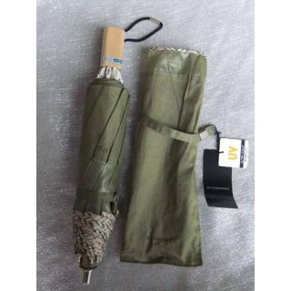 バーバリー(BURBERRY)の新品■バーバリー◆ 日傘晴雨兼用傘　ＵＶ ２段折 ノバチェックグリーン系(傘)