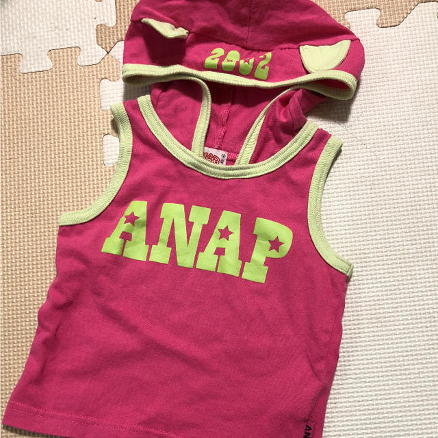 ANAP Kids(アナップキッズ)の90cm ANAPkids タンクトップ キッズ/ベビー/マタニティのキッズ服女の子用(90cm~)(Tシャツ/カットソー)の商品写真