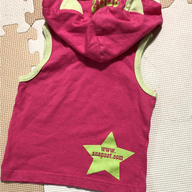 ANAP Kids(アナップキッズ)の90cm ANAPkids タンクトップ キッズ/ベビー/マタニティのキッズ服女の子用(90cm~)(Tシャツ/カットソー)の商品写真