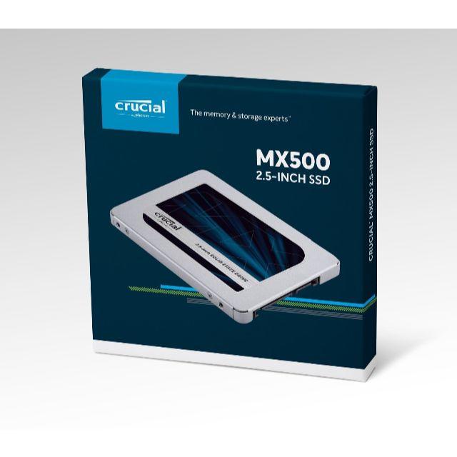 Crucial SSD 250GB MX500 内蔵2.5インチ 7mm