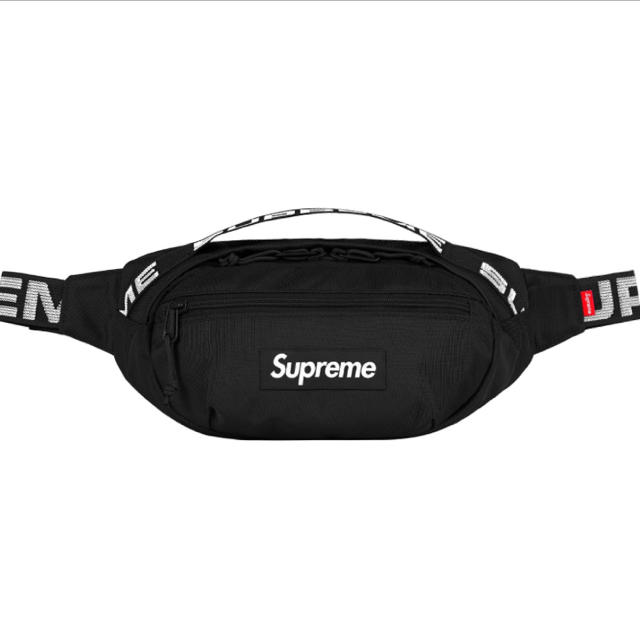 黒 supreme Waist Bag 18ss