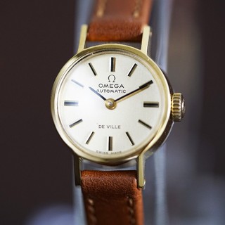 オメガ(OMEGA)の美品 オメガ デビル ゴールド オートマティック レディース Omega(腕時計)