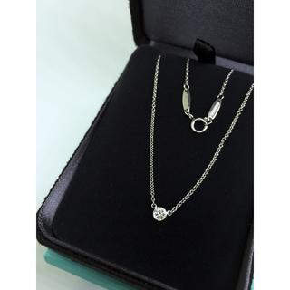 ティファニー(Tiffany & Co.)の美品◯プラチナ ダイヤモンド バイザヤード pt950(ネックレス)