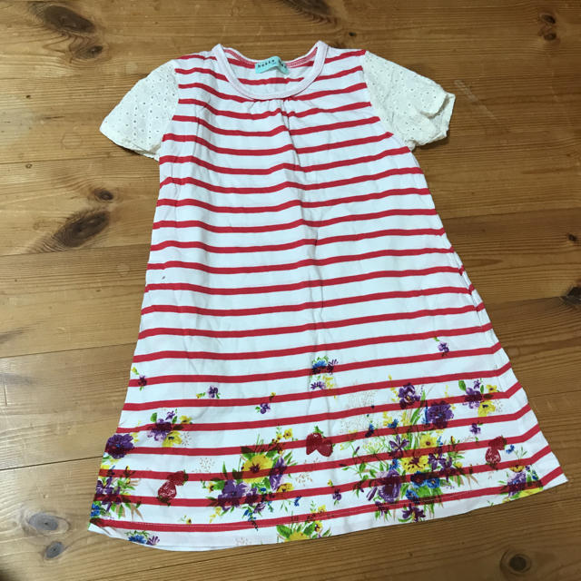 hakka kids(ハッカキッズ)のハッカキッズワンピ  120 キッズ/ベビー/マタニティのキッズ服女の子用(90cm~)(ワンピース)の商品写真