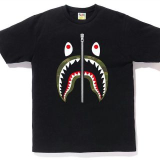 アベイシングエイプ(A BATHING APE)の送料込みsizeXL ABATHINGAPE CAMO shark TEE(その他)