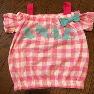 アナップキッズ(ANAP Kids)のANAP ギンガムチェック(Tシャツ/カットソー)