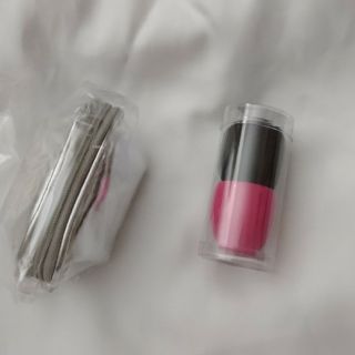 新品 白鳳堂 限定 キノコ筆 ピンク