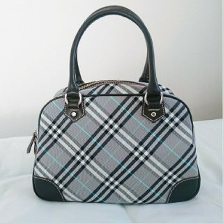 バーバリーブルーレーベル(BURBERRY BLUE LABEL)のmiko22様専用 バーバリー グレー チェック ハンドバッグ ブルーレーベル(ハンドバッグ)