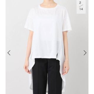 アパルトモンドゥーズィエムクラス(L'Appartement DEUXIEME CLASSE)のタグ付き新品 AP STUDIO アメリカーナ  バックロング Tシャツ(Tシャツ(半袖/袖なし))