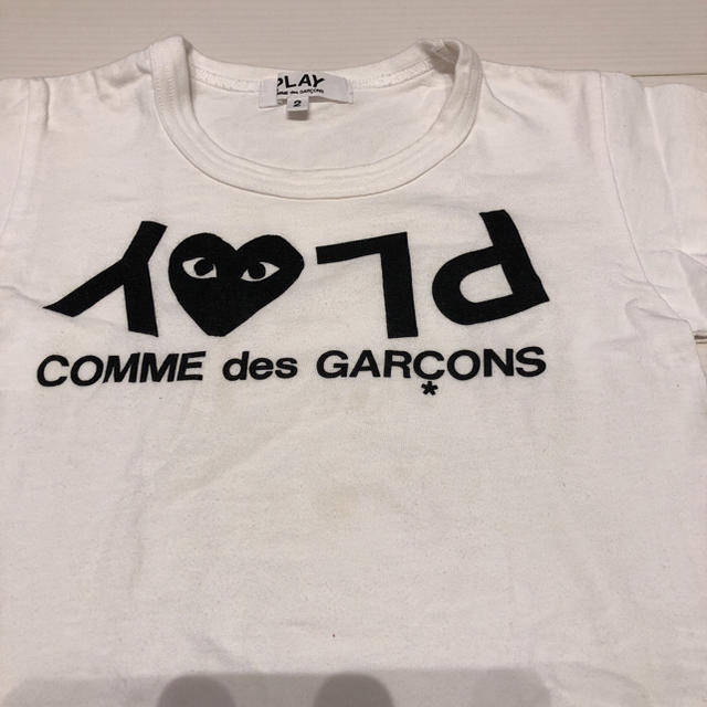 COMME des GARCONS(コムデギャルソン)のPLAY コムデギャルソン Tシャツ キッズ/ベビー/マタニティのキッズ服男の子用(90cm~)(Tシャツ/カットソー)の商品写真