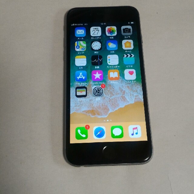 iphone6  16GB docomo グレー○アクティベーションロック