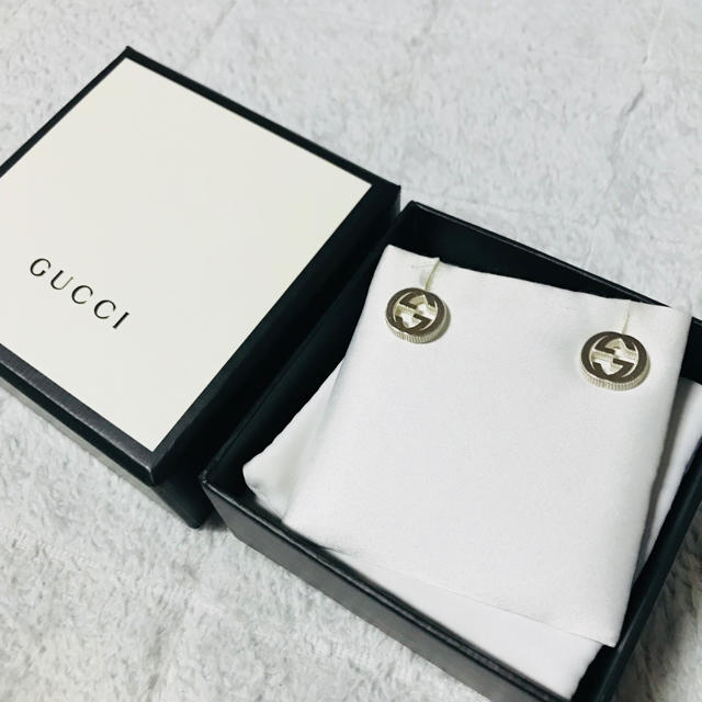 Gucci - GUCCI グッチ インターロッキングG ピアスの通販 by けんと's