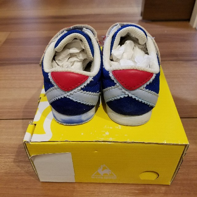 le coq sportif(ルコックスポルティフ)のルコック 青 13㎝ キッズ/ベビー/マタニティのベビー靴/シューズ(~14cm)(スニーカー)の商品写真