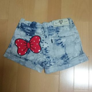 ジェニィ(JENNI)の5963♪様専用  JENNI♡バックリボンデニムショーパン 150(パンツ/スパッツ)