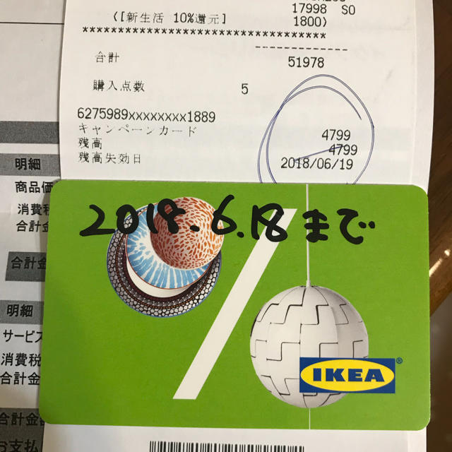 IKEA キャンペーンカード