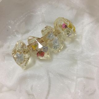 SALE ドライフラワーバレッタ(バレッタ/ヘアクリップ)