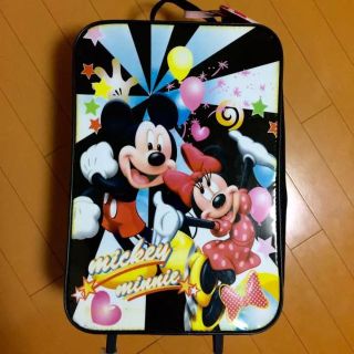 ディズニー(Disney)の【本日大処分タイムSALE】Disney ミッキー&ミニー キャリーバッグ(その他)