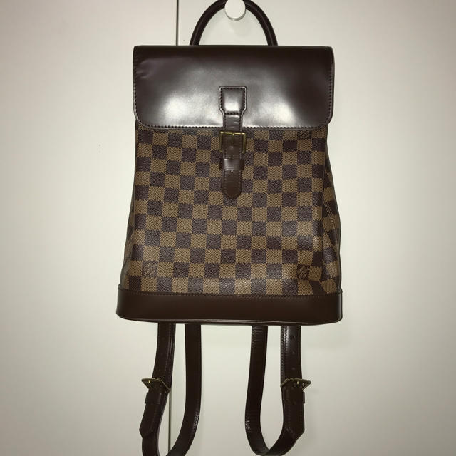多様な LOUIS VUITTON - お値下げ☆美品☆LOUIS VUITTON SOHO ダミエ