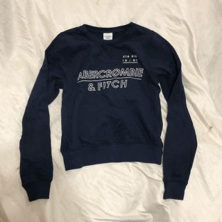 アバクロンビーアンドフィッチ(Abercrombie&Fitch)のアバクロ★レディースXS★トレーナーNavy紺色★未使用(トレーナー/スウェット)