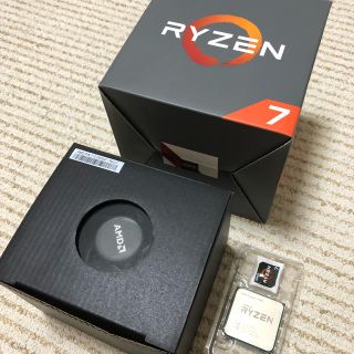 AMD RYZEN 7 1700 純正クーラー付属(PCパーツ)