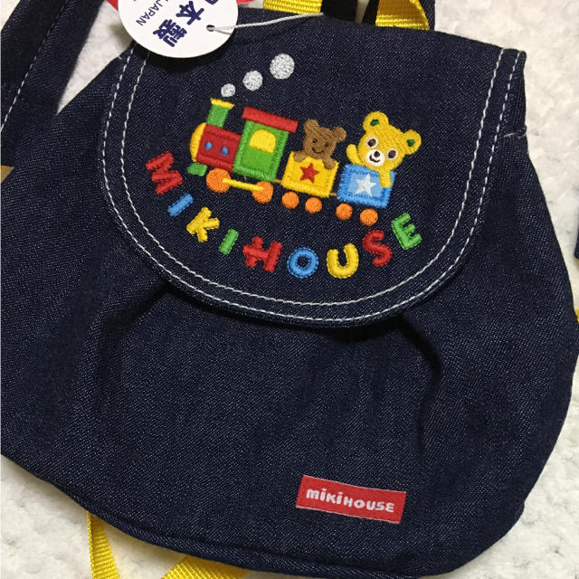 mikihouse(ミキハウス)の専用！新品！ミキハウス リュック☆鞄 1才〜3才位 ☆プッチー君 汽車☆ キッズ/ベビー/マタニティのこども用バッグ(リュックサック)の商品写真