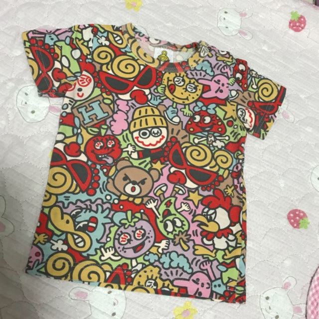 HYSTERIC MINI(ヒステリックミニ)のヒスミニ Tシャツ 80センチ キッズ/ベビー/マタニティのベビー服(~85cm)(Ｔシャツ)の商品写真